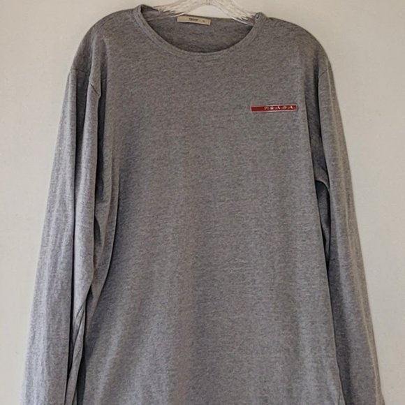 Prada | Shirts | Prada Luna Rossa Mens Long Sleeve Tee